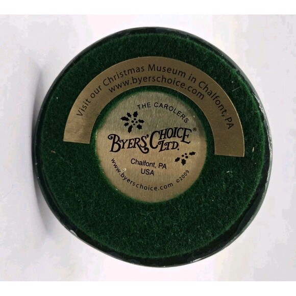 BYERS CHOICE Christmas CAROLERS 4” Dog - Picture 9 of 9